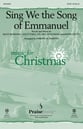 Sing We the Song of Emmanuel SATB choral sheet music cover